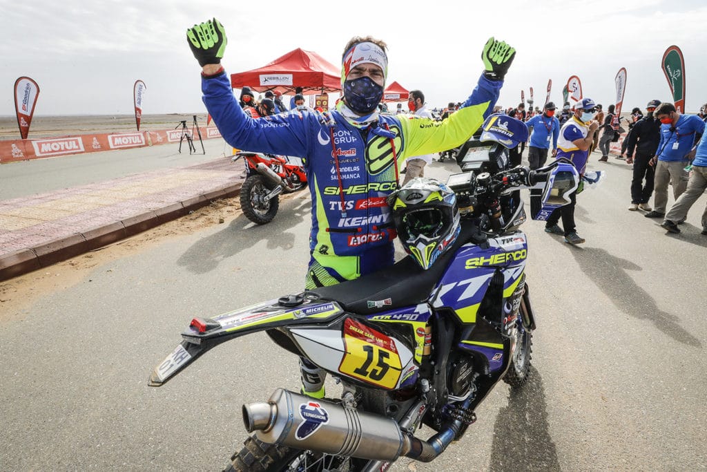 . Lorenzo Santolino en el Dakar 2021 Final (3)